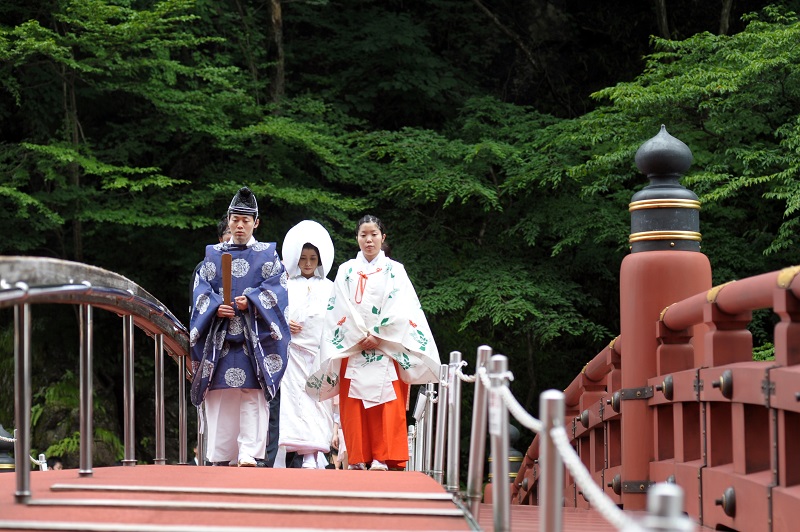 お花の楽園で結婚式